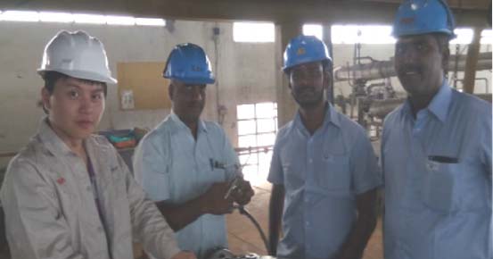 Второй завод сульфирования WEIXIAN мощностью 6 тонн в час в Индии