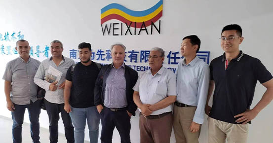 Weixian приветствует первую группу клиентов из Северо-Западной Африки