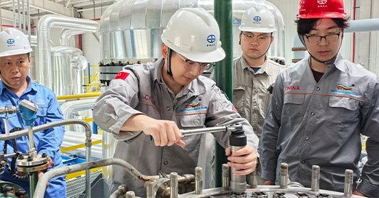 Введен в эксплуатацию 120-трубный реактор Weixian производительностью 5 тонн в час.